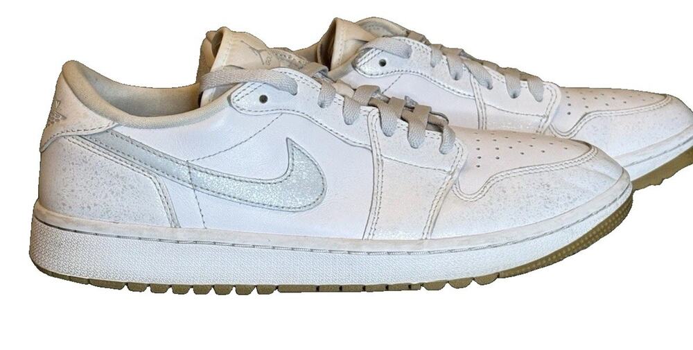 Nike Air Jordan 1 Low G Golf Men’s 11 White Pure Platinum Gum DD9315-111